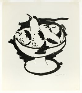 Schale mit Früchten von Marsden Hartley