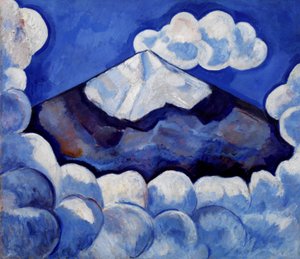 Popocatepetl, lebhafter Morgen - Mexiko von Marsden Hartley