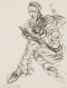 Selbstporträt als Zeichner, ca. 1908