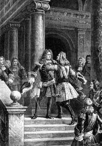 Treffen von Marschall Villars und Prinz Eugen von Savoyen in Rastatt, 1898