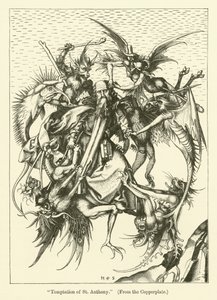 Die Versuchung des heiligen Antonius von Martin (after) Schongauer