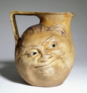 Ein grotesker Krug der Martin Brothers mit einem humorvollen Gesicht, 1898 von Martin Brothers