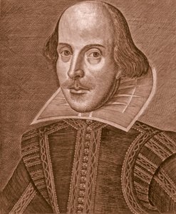 Porträt von Shakespeare von Martin Droeshout