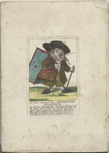 Der Zwerg Nicolo Cantabella, ca. 1710 von Martin Engelbrecht (attributed to)