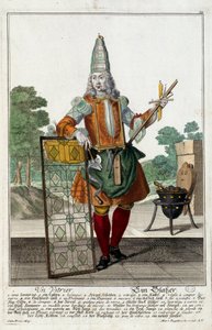 Ein Glaser. Gravur von Martin Engelbrecht von Martin Engelbrecht