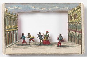 Der Karneval von Venedig (Guckkasten) von Martin Engelbrecht