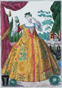 Die Frau des Arztes, ca. 1735