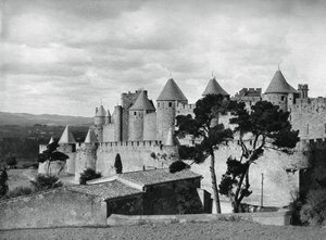 Carcassonne, Frankreich, 1937 von Martin Hurlimann