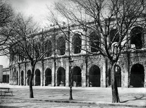 Die römische Arena, Nîmes, Provence, Frankreich, 1937