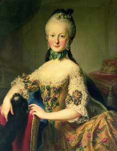 Erzherzogin Maria Elisabeth Habsburg-Lothringen (1743-1808), sechstes Kind von Kaiserin Maria Theresia von Österreich (1717-80) und Kaiser Franz I. (1708-65)