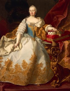 Porträt von Maria Theresia Habsburg, Heilige Römische Kaiserin