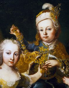 Porträt von Joseph II. als Baby von Martin II Mytens or Meytens