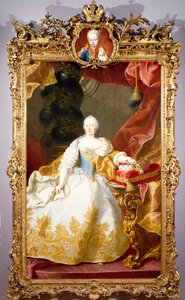 Porträt von Maria Theresia von Martin II Mytens or Meytens