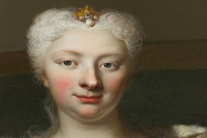 Porträt von Polyxena von Martin II Mytens or Meytens