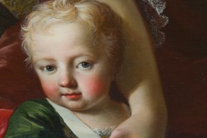 Porträt von Viktor Amadeus III. von Sardinien (1726-1796), Detail aus dem Porträt von Polyxena