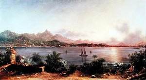 Der Hafen von Rio de Janeiro von Martin Johnson Heade