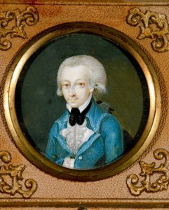 Österreich, Porträt des österreichischen Komponisten Wolfgang Amadeus Mozart (1756 - 1791), ca. 1773