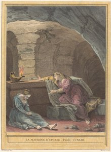 Die Matrone von Ephesus von Martin Marvie after Jean Baptiste Oudry