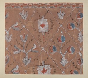 Handbemaltes Wanddetail, ca. 1939