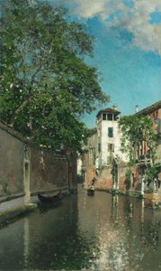 Kanal in Venedig, ca. 1880 von Martín Rico y Ortega
