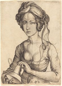 Eine törichte Jungfrau von Martin Schongauer