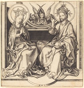 Christus segnet die Jungfrau von Martin Schongauer