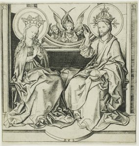 Christus segnet die Jungfrau von Martin Schongauer