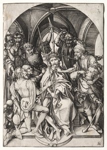 Christus mit Dornenkrone von Martin Schongauer