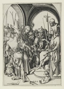 Christus vor Annas, spätes 15. Jahrhundert von Martin Schongauer