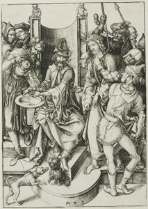 Christus vor Pilatus von Martin Schongauer
