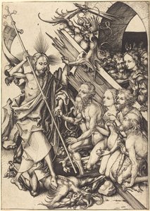 Christus in der Vorhölle von Martin Schongauer