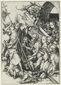 Christus in der Vorhölle von Martin Schongauer