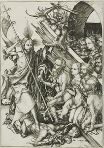 Christus in der Vorhölle, aus Die Passion von Martin Schongauer