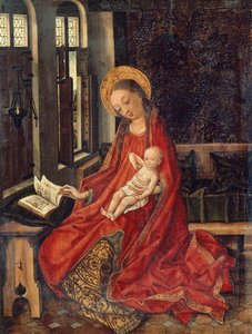 Madonna mit Kind im Raum, von Martin Schongauer