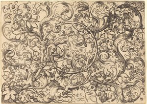 Ornament mit Hopfenranke von Martin Schongauer