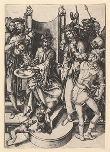 Pilatus wäscht seine Hände, ca. 1435-1491 von Martin Schongauer