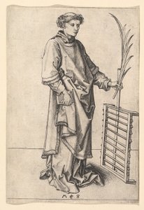 Heiliger Laurentius von Martin Schongauer