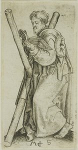 St. Andreas, aus Apostel von Martin Schongauer