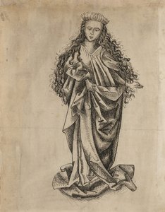 Stehende weibliche Heilige