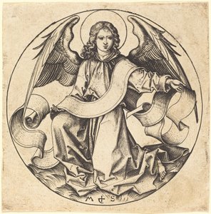 Der Engel des Heiligen Matthäus von Martin Schongauer
