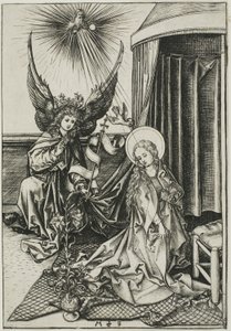 Die Verkündigung von Martin Schongauer