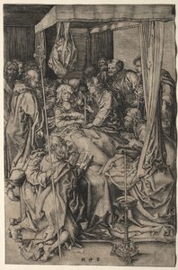 Der Tod der Jungfrau von Martin Schongauer