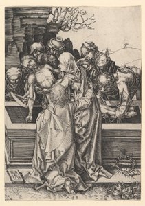 Die Grablegung Christi von Martin Schongauer
