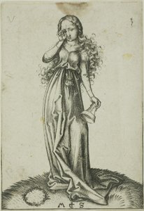 Die dritte törichte Jungfrau von Martin Schongauer
