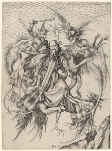 Die Versuchungen des Heiligen Antonius von Martin Schongauer