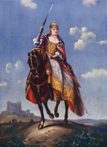 Maria Theresia auf dem Krönungshügel in Pressburg von Martin van (after) Mytens or Meytens
