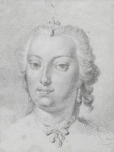 Maria Theresia 1741 Zeichnung