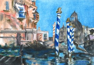 Canal Grande (Hommage an Edouard Manet)