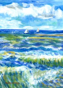 Saintes-Maries-de-la-Mer (Hommage an Vincent van Gogh)