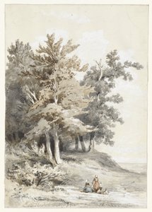 Waldrand mit Figuren von Martinus Antonius Kuytenbrouwer jr.